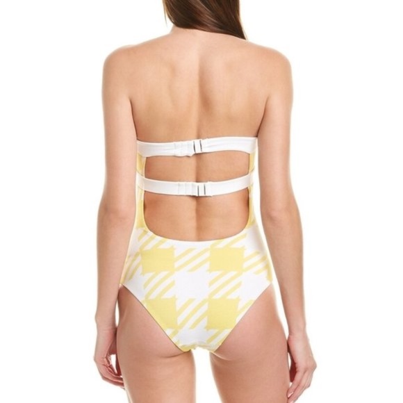 Onia Natalie Cutout Strapless One-Piece Swimsuit - Picture 2 of 9